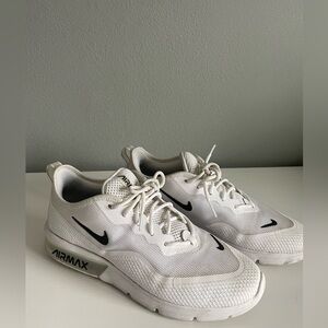 Nike Air Max White and Black Trainers